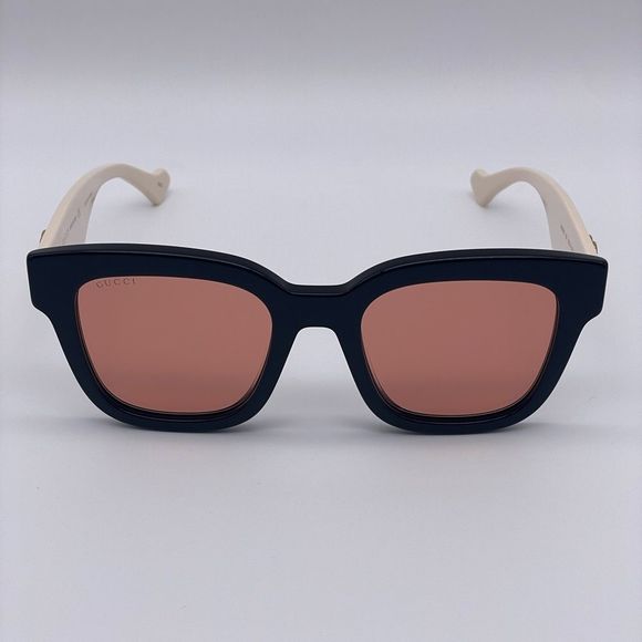 GUCCI GG0998S 002 Black/White/Orange Women Sunglasses - Picture 7 of 12